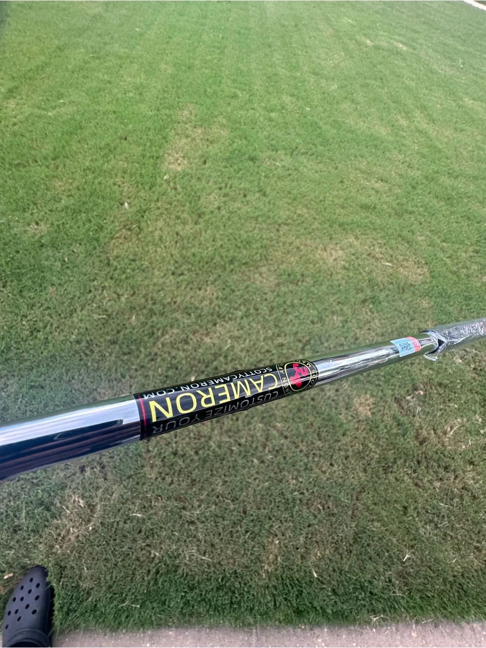 Scotty Cameron Super Select Newport 2 Putter Head in Silver with Red Logo